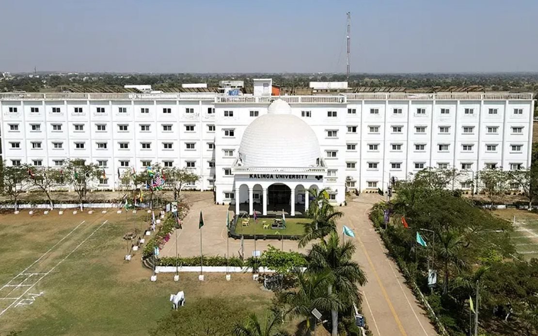 Aerial view of Kalinga University campus, Raipur